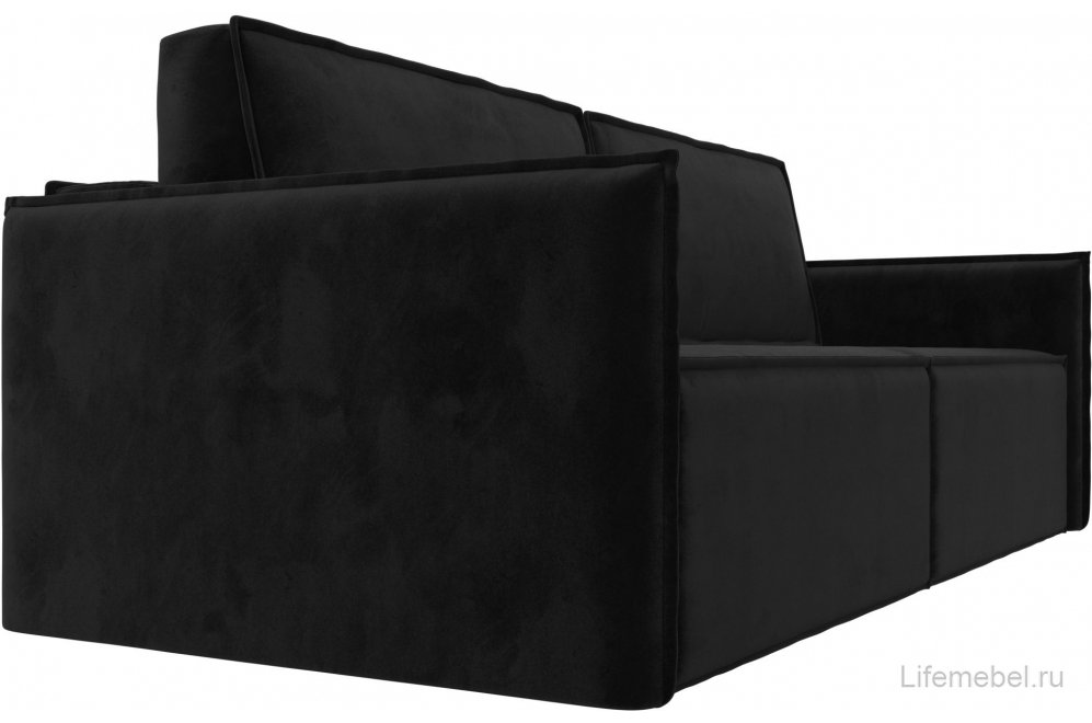 Диван Либерти черный велюр