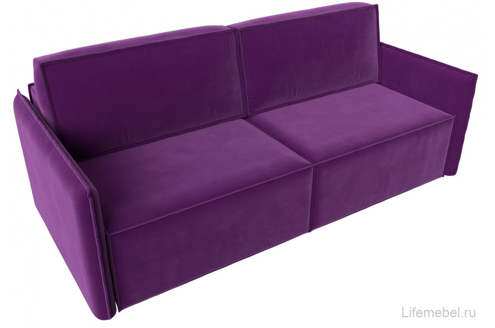 Диван Либерти фиолетовый микровельвет