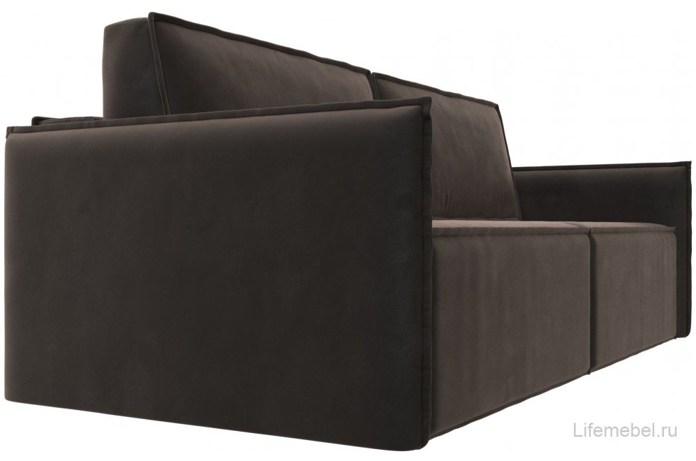 Диван Урбан-Люкс коричневый велюр