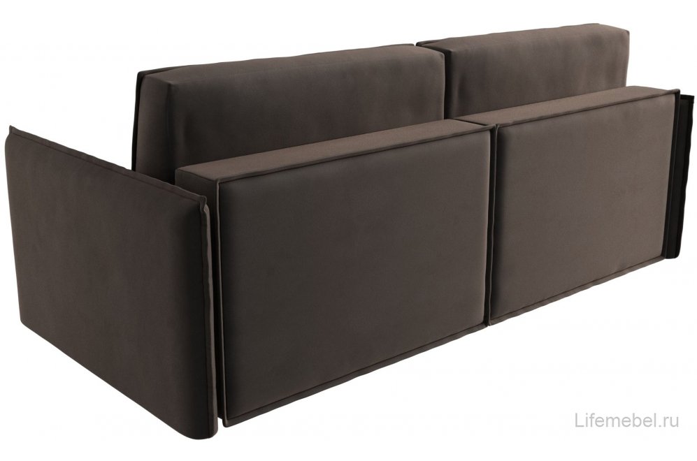 Диван Урбан-Люкс коричневый велюр