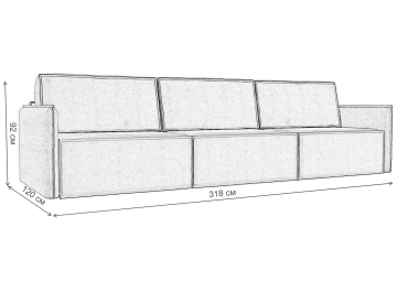 Диван Либерти лонг
