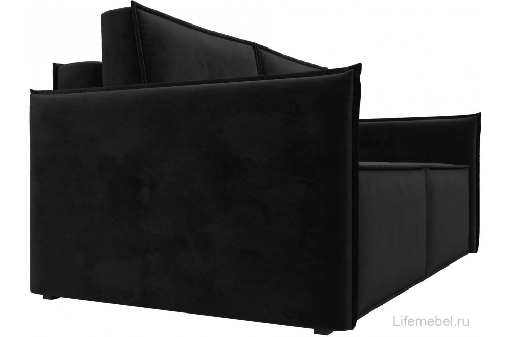 Диван Либерти велюр черный
