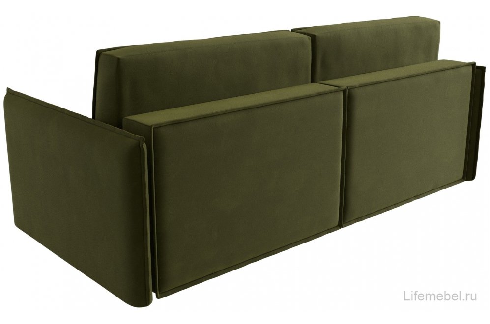 Диван Либерти зеленый микровельвет
