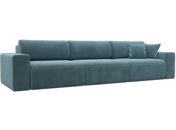 Диван Лига-036 НПБ Классик бирюзовый велюр