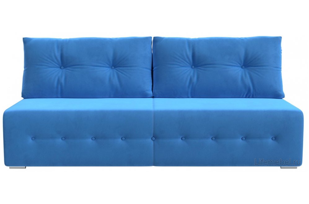 Диван Лондон голубой велюр