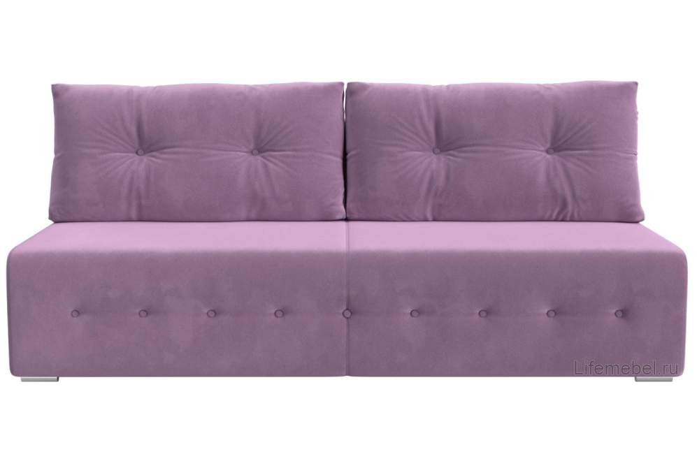 Диван Лондон сиреневый микровельвет
