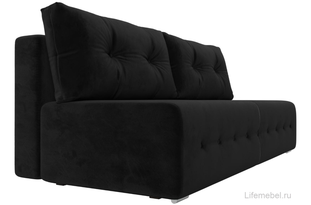 Диван Лондон велюр черный