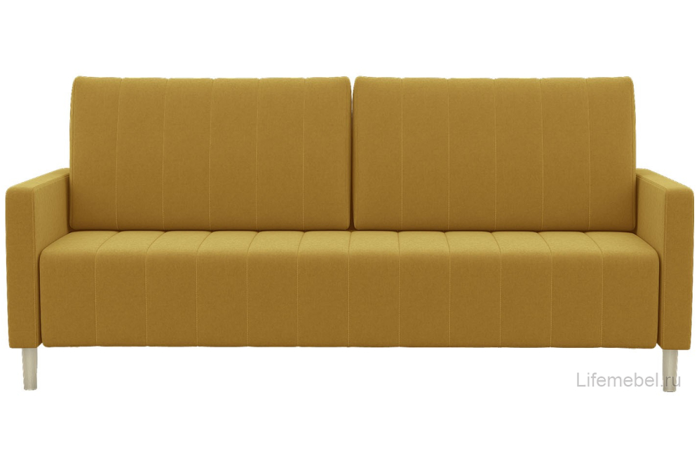 Диван Маркфул микровелюр желтый