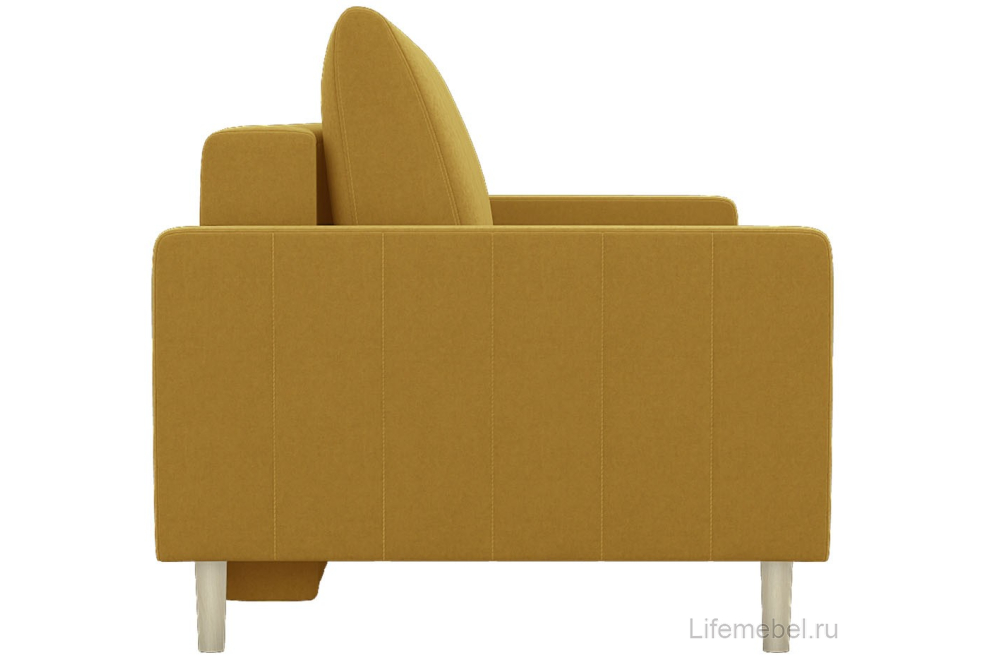 Диван Маркфул микровелюр желтый