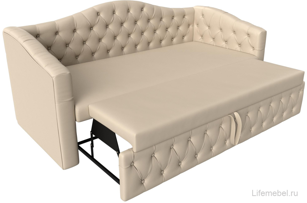 Диван Мечта бежевая экокожа