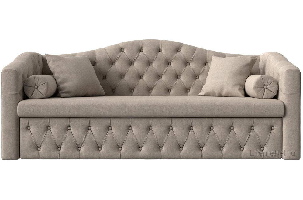 Диван Мечта бежевая рогожка