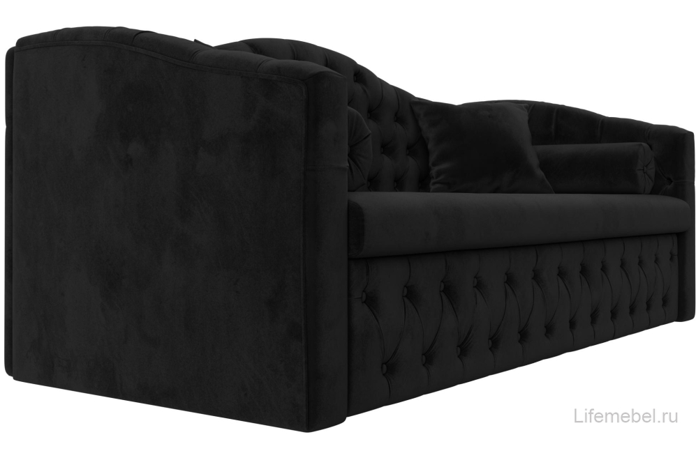 Диван Мечта черный велюр