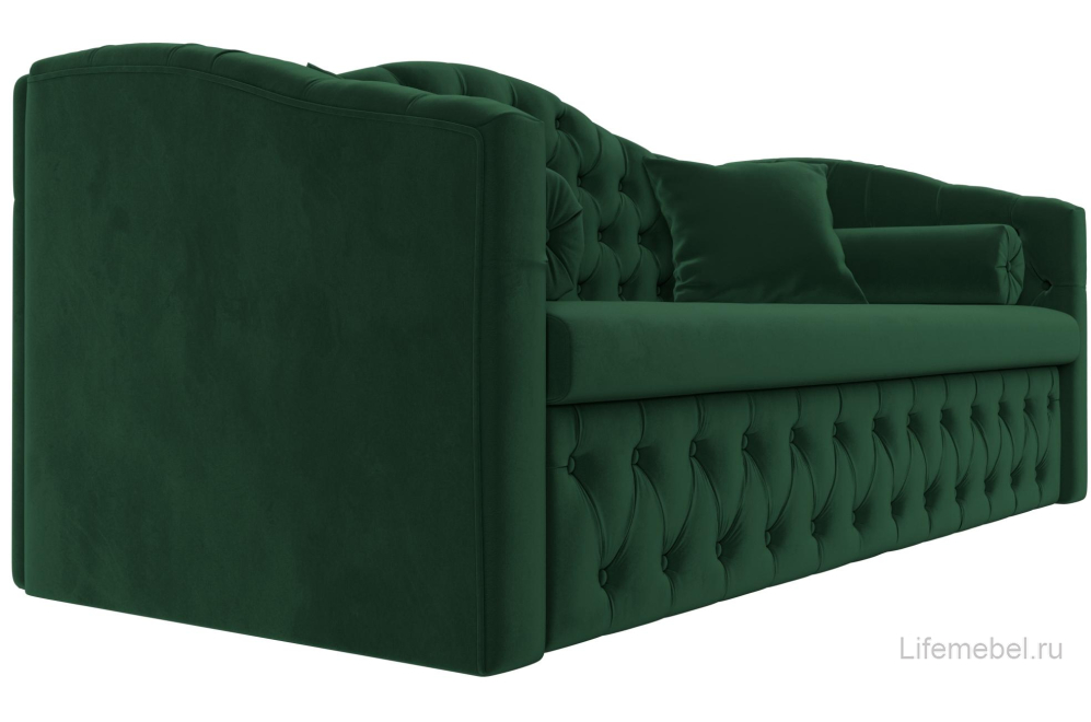 Диван Соната-Софт зеленый велюр