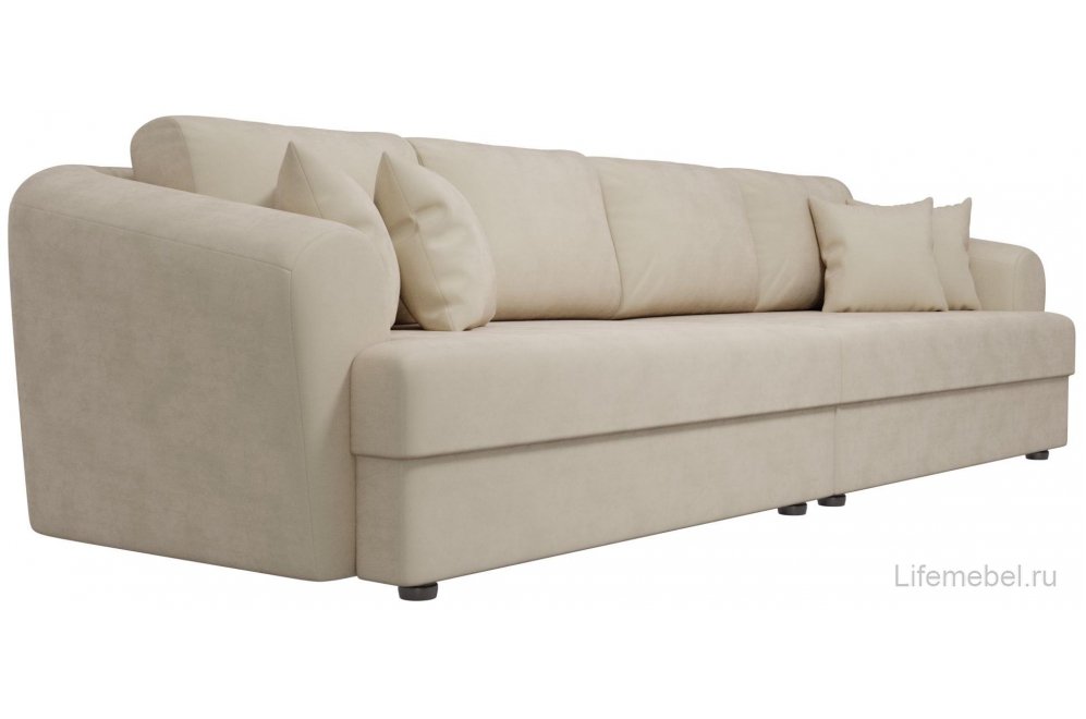 Диван Милтон флок бежевый