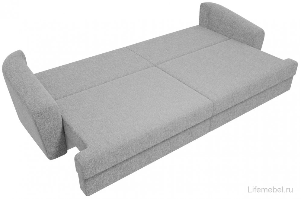 Диван Милтон рогожка серый