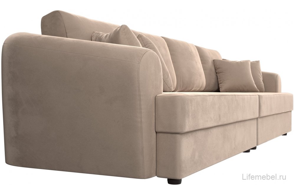 Диван Милтон велюр бежевый