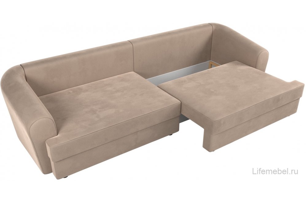 Диван Милтон велюр бежевый