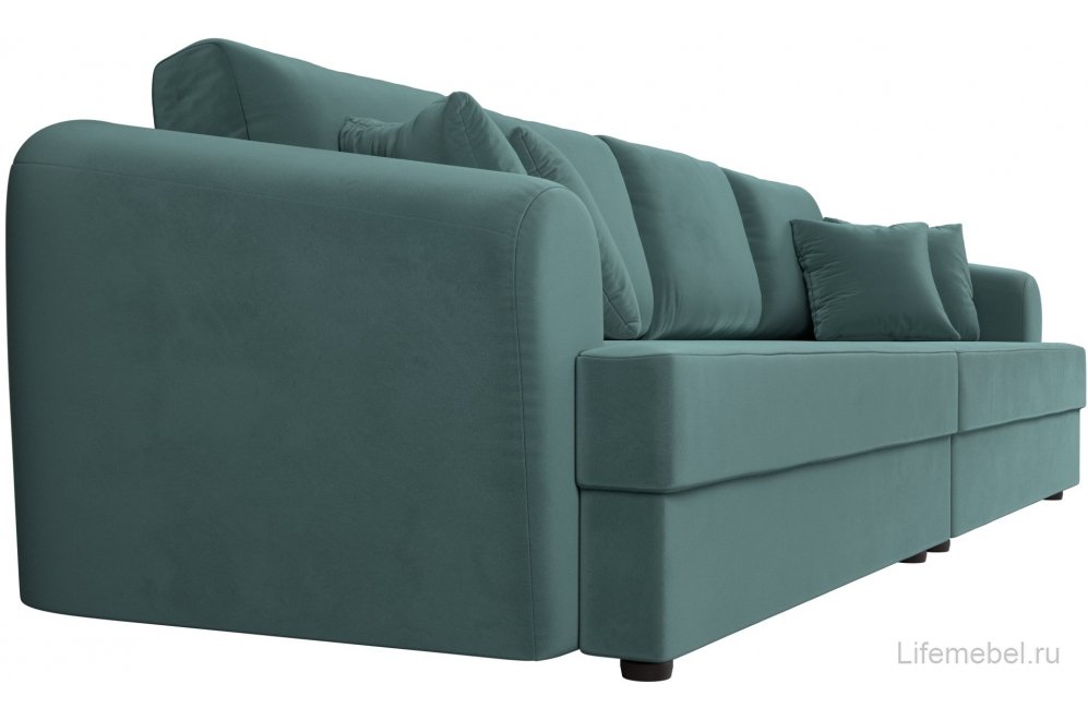 Диван Кристел велюр бирюза