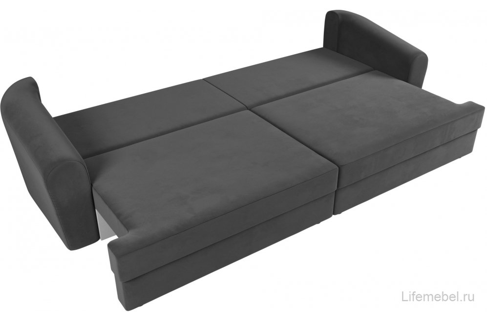 Диван Милтон велюр серый