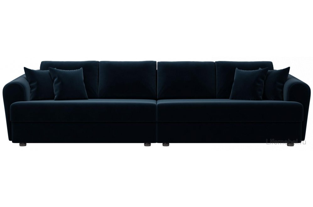 Диван Милтон велюр синий