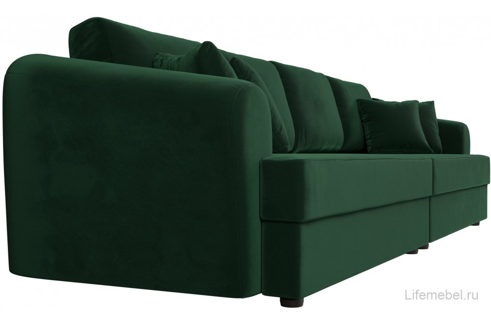 Диван Кристел велюр зеленый