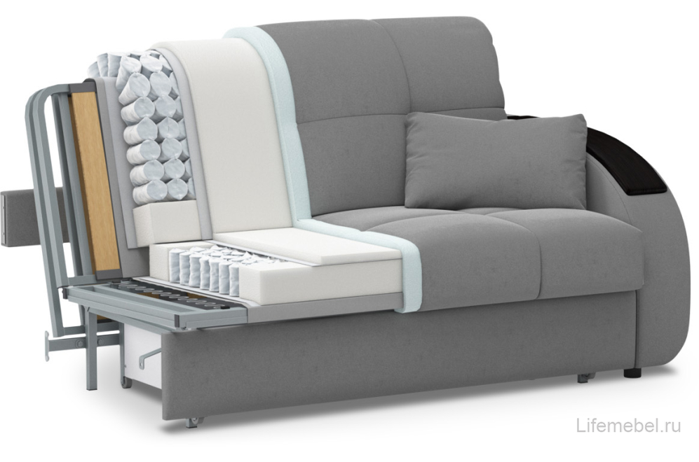 Диван Moon Family 109 Н30 Lux v1+(2)65 н 004777 140 велюр бежевый 74-70