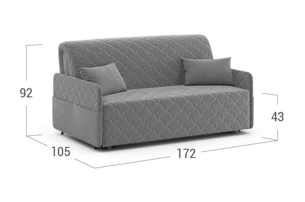 Диван Moon Family 119 / Н30С v1+(2)65 v1 004883 велюр бежевый 74-1