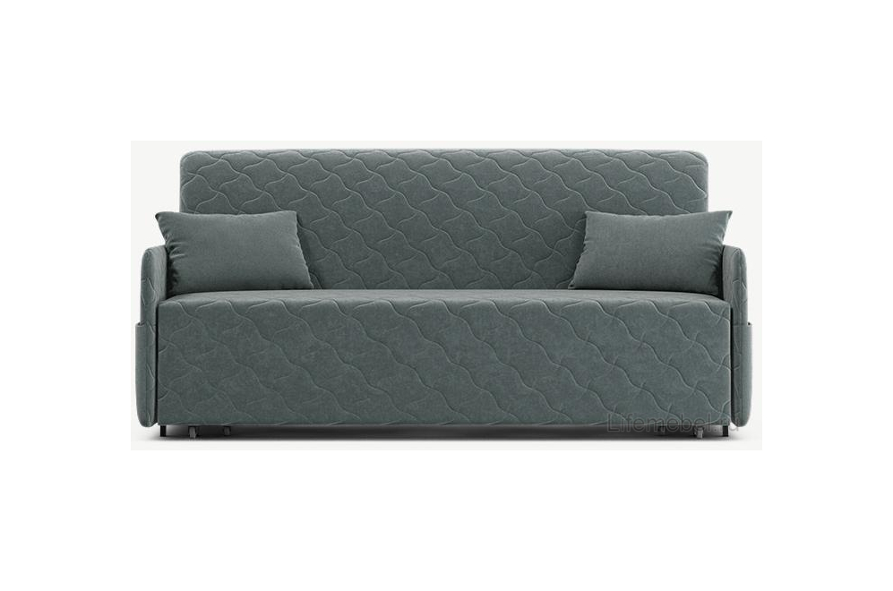 Диван Moon Family 119 / Н30XL Lux v1+(2)65 v1 004902 велюр серый 74-4