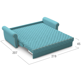 Диван Moon Family 123 219 см с независимым пружинным блоком