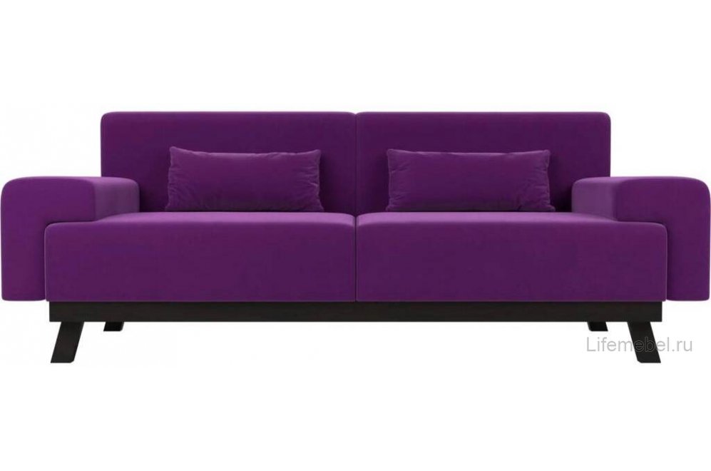 Диван Мюнхен фиолетовый микровельвет