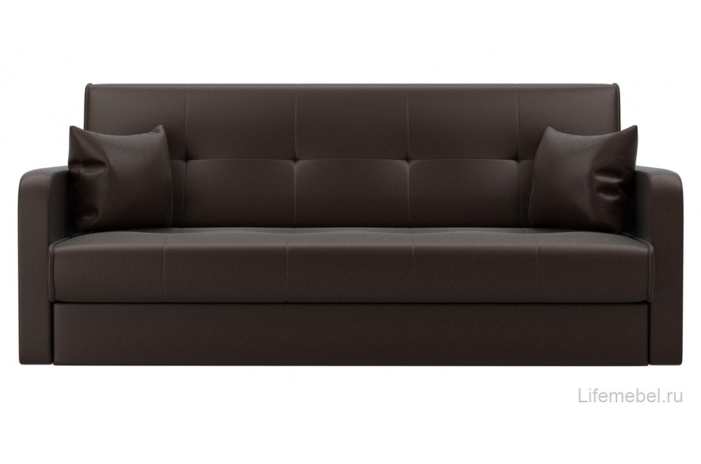 Диван Альта-Софт эко кожа коричневый
