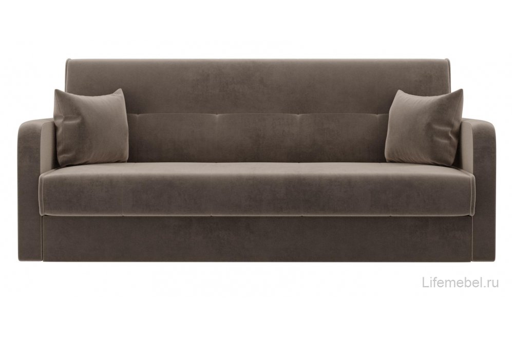 Диван Надежда велюр коричневый
