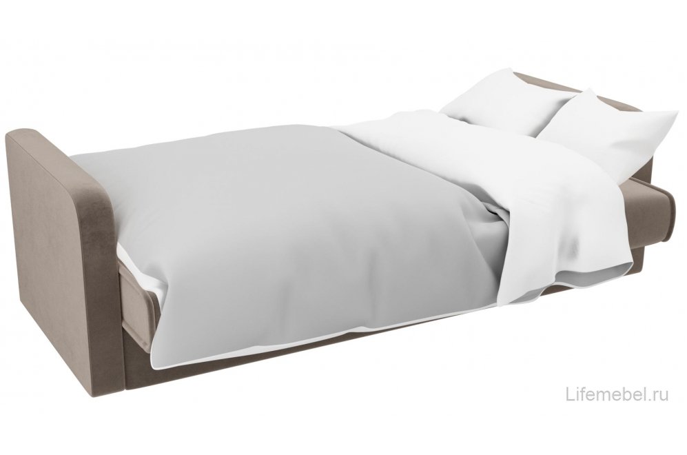 Диван Надежда велюр коричневый