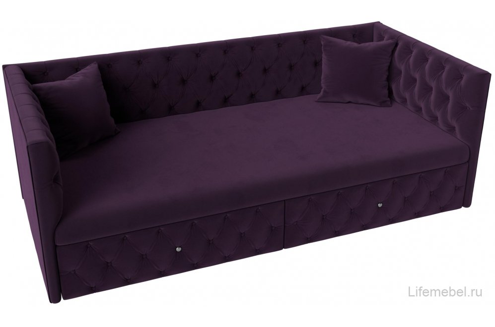 Диван-софа Найс велюр фиолетовый
