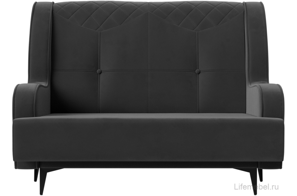 Диван Прайм-Нова серый велюр