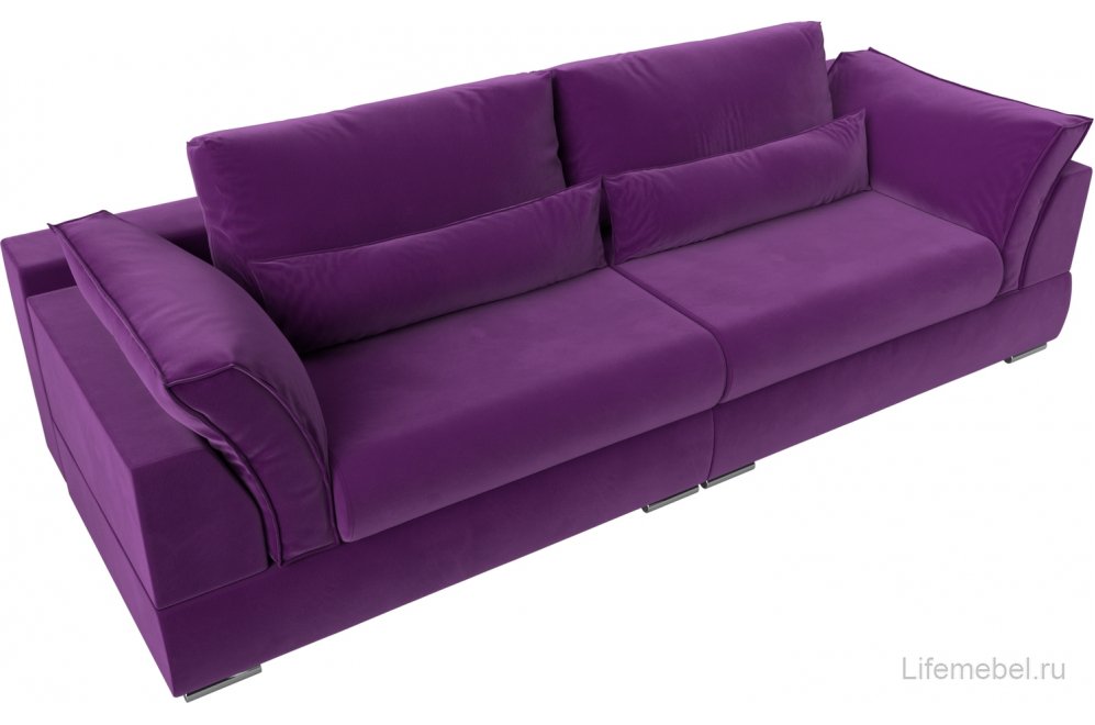 Диван Пекин фиолетовый микровельвет