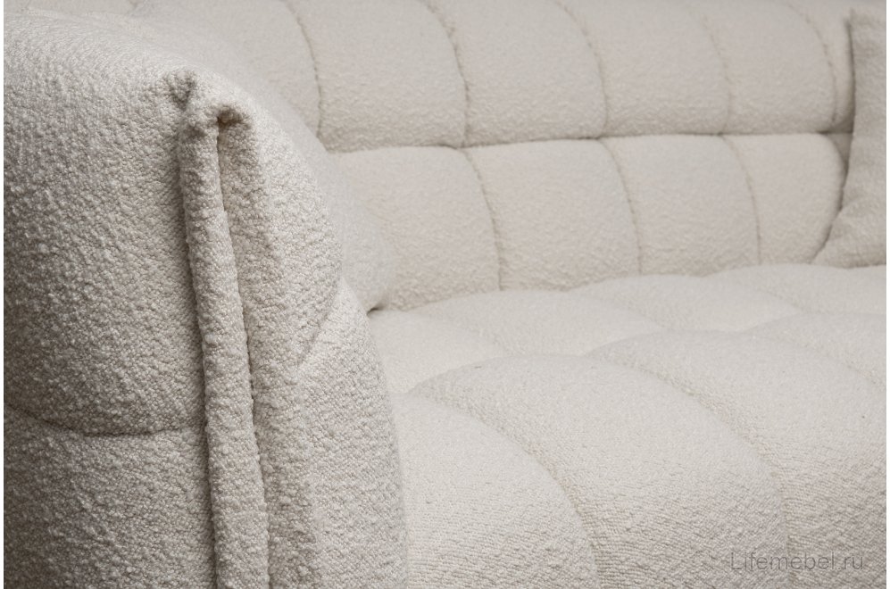 Диван Прато белый букле