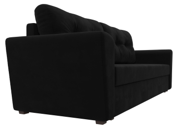 Диван-кровать Амстердам Лайт черный микровельвет