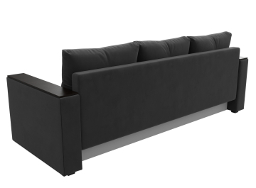 Диван-кровать Атланта без стола серый велюр