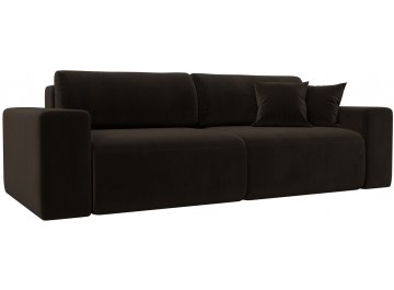 Диван Лига-036 НПБ Классик коричневый микровельвет