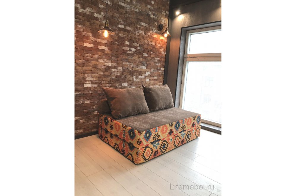 Диван PuzzleBag XL Мехико оранжевый