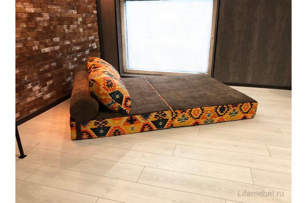 Диван PuzzleBag XL Мехико оранжевый