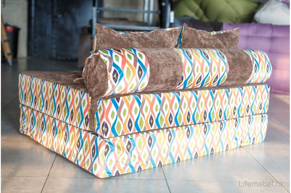 Диван PuzzleBag XL шоколадный