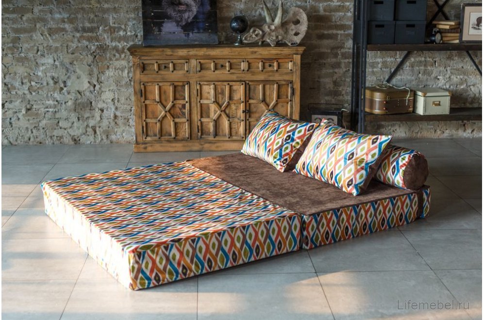 Диван PuzzleBag XL шоколадный