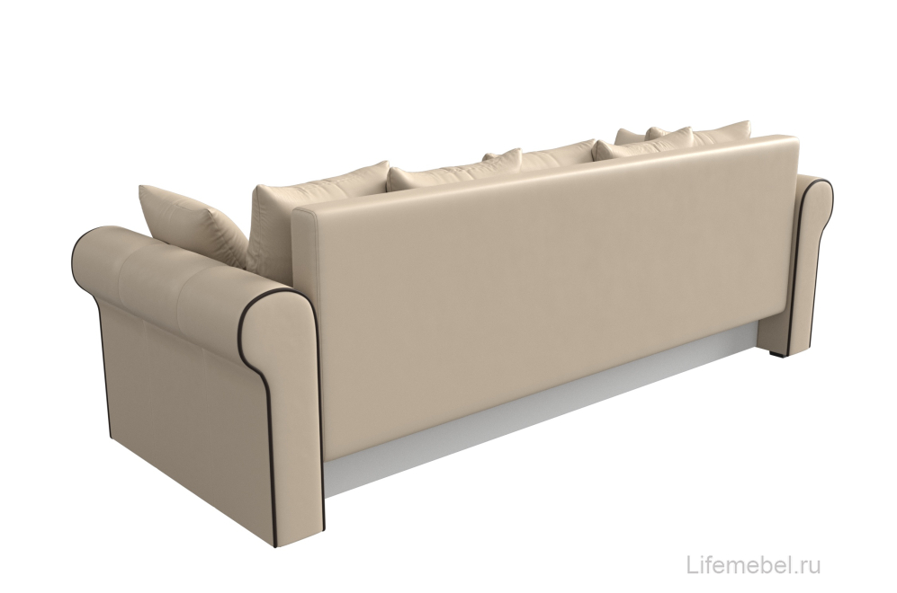 Диван Рейн бежевая экокожа