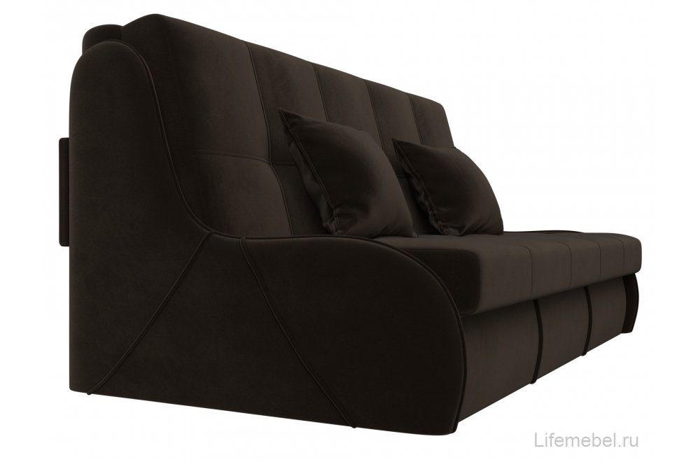 Диван Риттэр 160 микровельвет коричневый