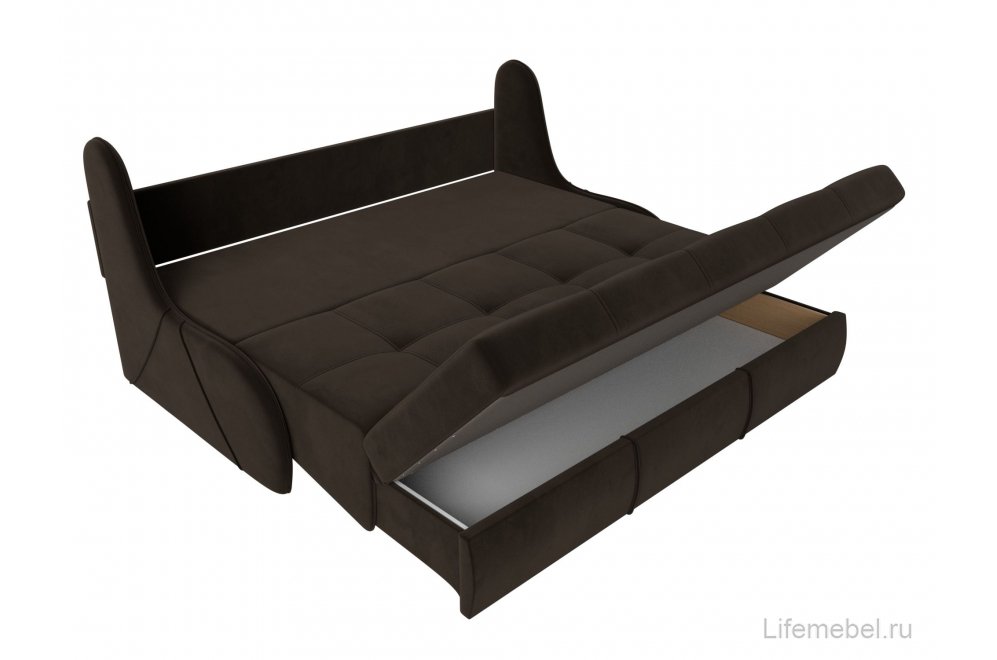 Диван Риттэр 160 микровельвет коричневый