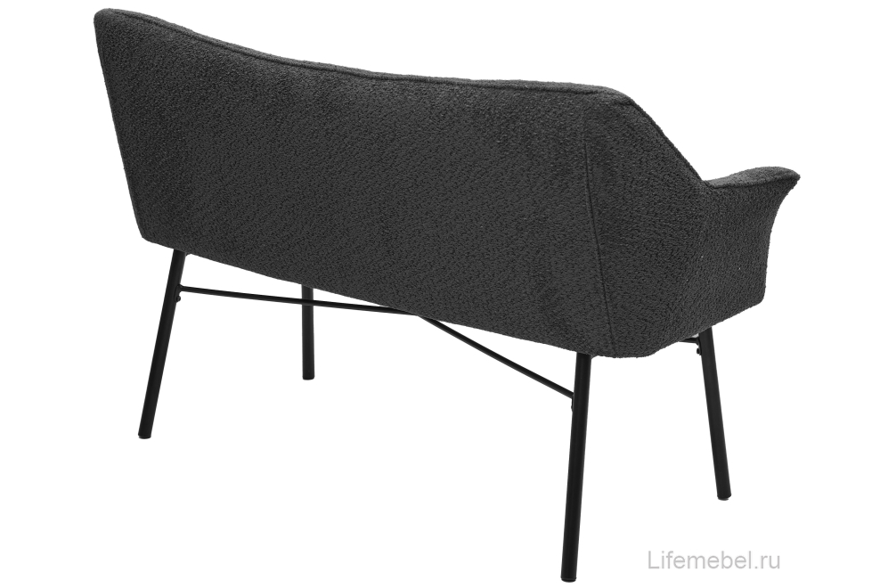 Диван Bergamo UF998-16 букле темно-серый