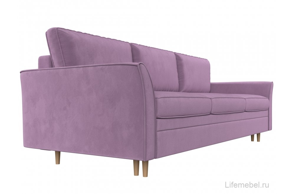 Диван София микровельвет сиреневый