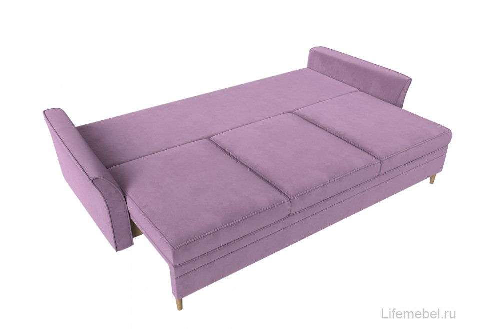 Диван София микровельвет сиреневый